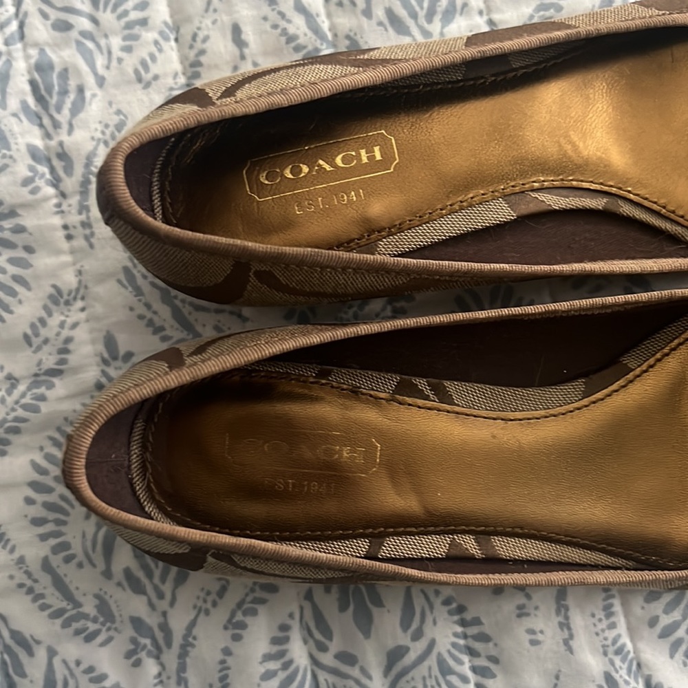 Vintage Coach Ballet Flats Sz 9.5 - Picture 5 of 5